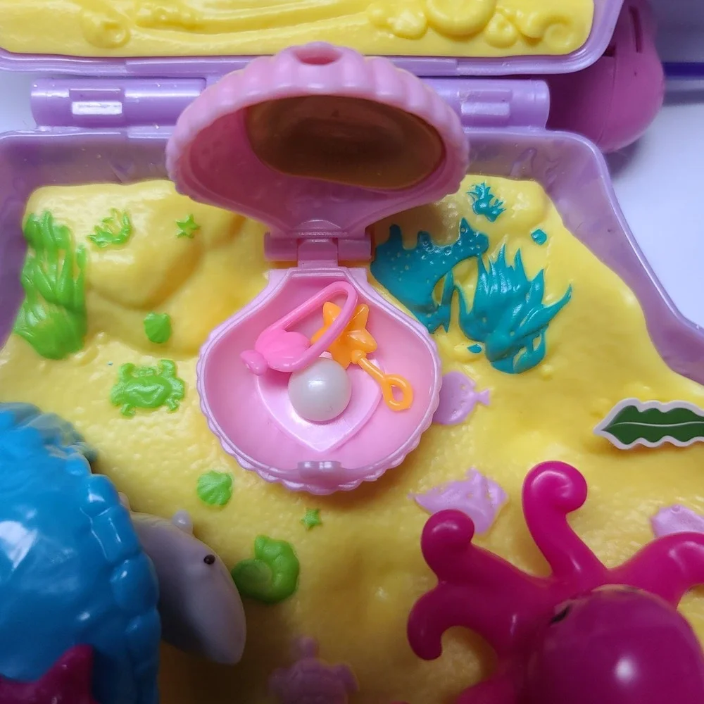 Mattel Polly Pocket Tiny Power Sea Shell Purse Playset 2019 Missing Pieces Dolls